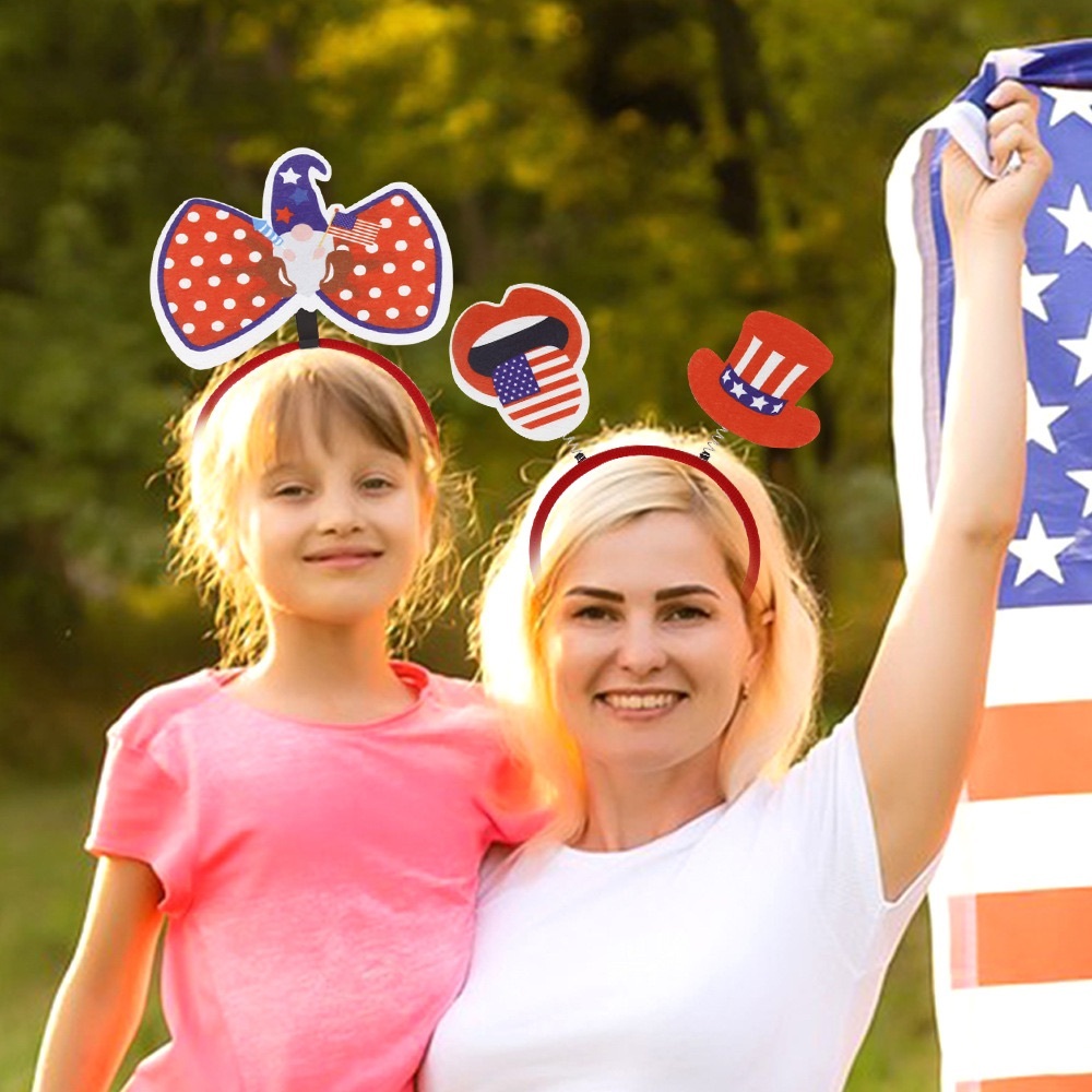 3PCS , NEW !Patriotic Headband Set